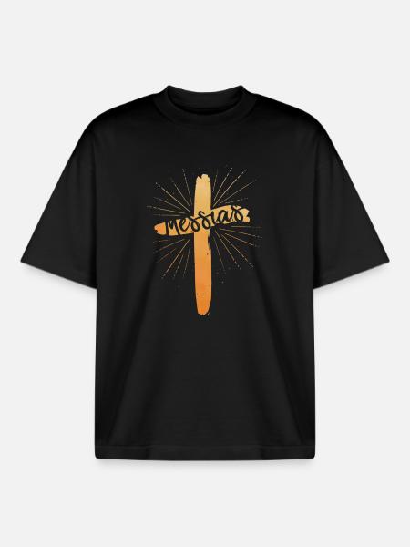 Messiah - Boxy Heavyweight Unisex Organic T-Shirt by Stanley/Stella - black