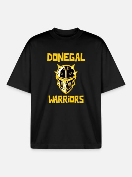 Donegal Warriors Ireland - Boxy Heavyweight Unisex Organic T-Shirt by Stanley/Stella - black