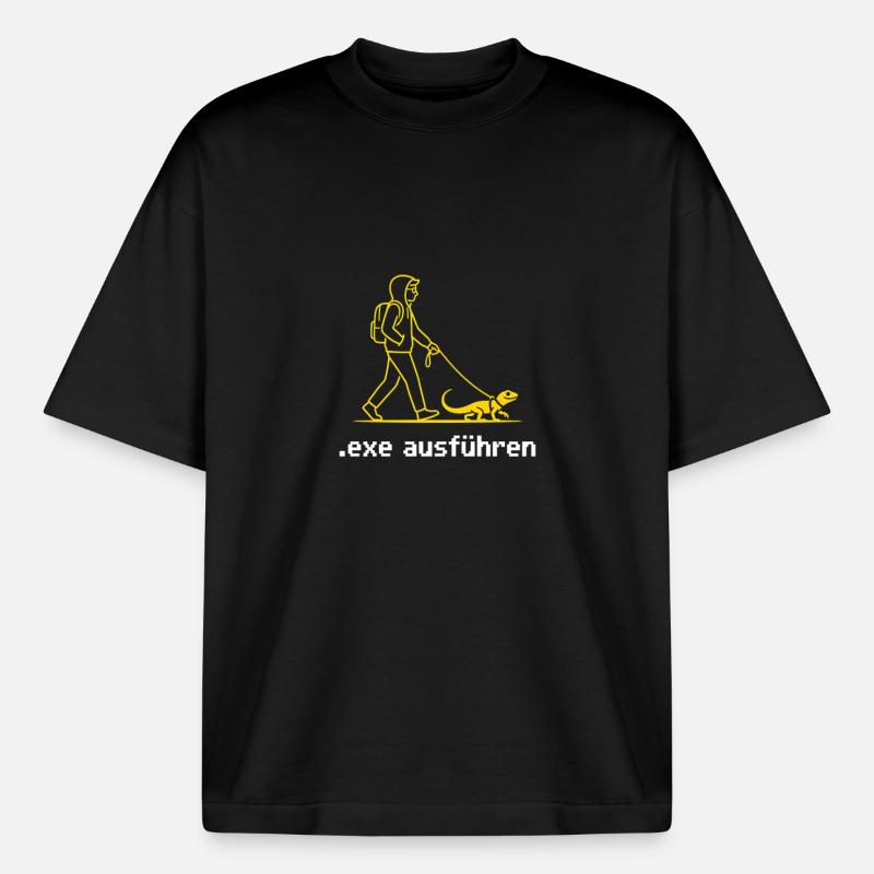 Lustige Admin Geschenke Sys Admin Programmierer - Boxy Heavyweight Unisex Organic T-Shirt von Stanley/Stella - Schwarz