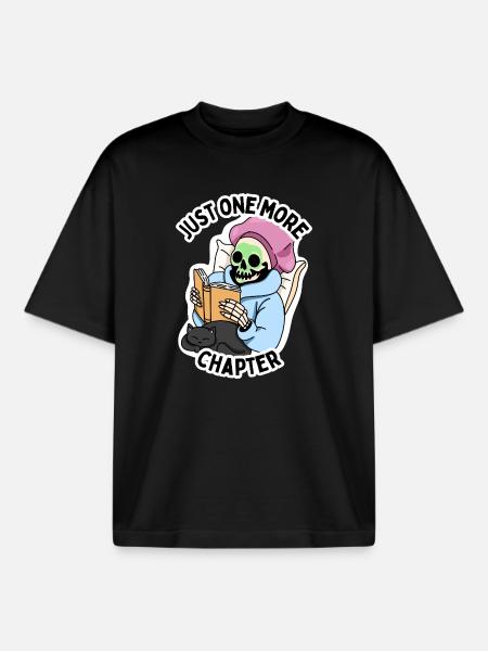 Book lover reading session - Boxy Heavyweight Unisex Organic T-Shirt by Stanley/Stella - black