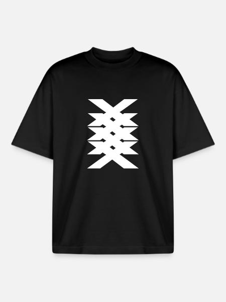 Cool xxxx digital art - Boxy Heavyweight Unisex Organic T-Shirt by Stanley/Stella - black