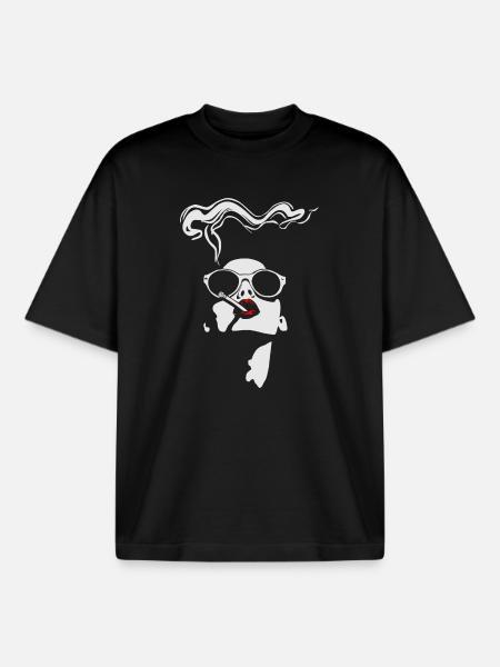 Glamour Rebel Vol.4 - Boxy Heavyweight Unisex Organic T-Shirt by Stanley/Stella - black