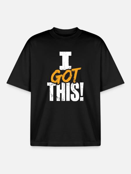 I Got This Bold Brush - Boxy Heavyweight Unisex Organic T-Shirt by Stanley/Stella - black