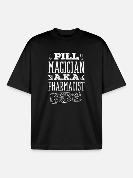 Pharmacist Pharmaceutical Technical - Boxy Heavyweight Unisex Organic T-Shirt by Stanley/Stella - black