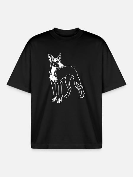 Podenco "Black Edition" - Boxy Heavyweight Unisex Organic T-Shirt by Stanley/Stella - black