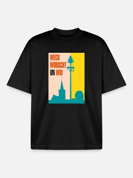 Die 3-faltigkeit der Kerb - Boxy Heavyweight Unisex Organic T-Shirt von Stanley/Stella - Schwarz