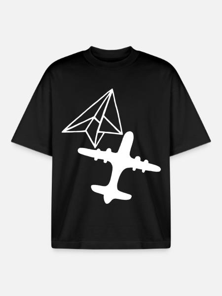 Dream of Greatness (White) - Boxy Heavyweight Unisex Organic T-Shirt by Stanley/Stella - black