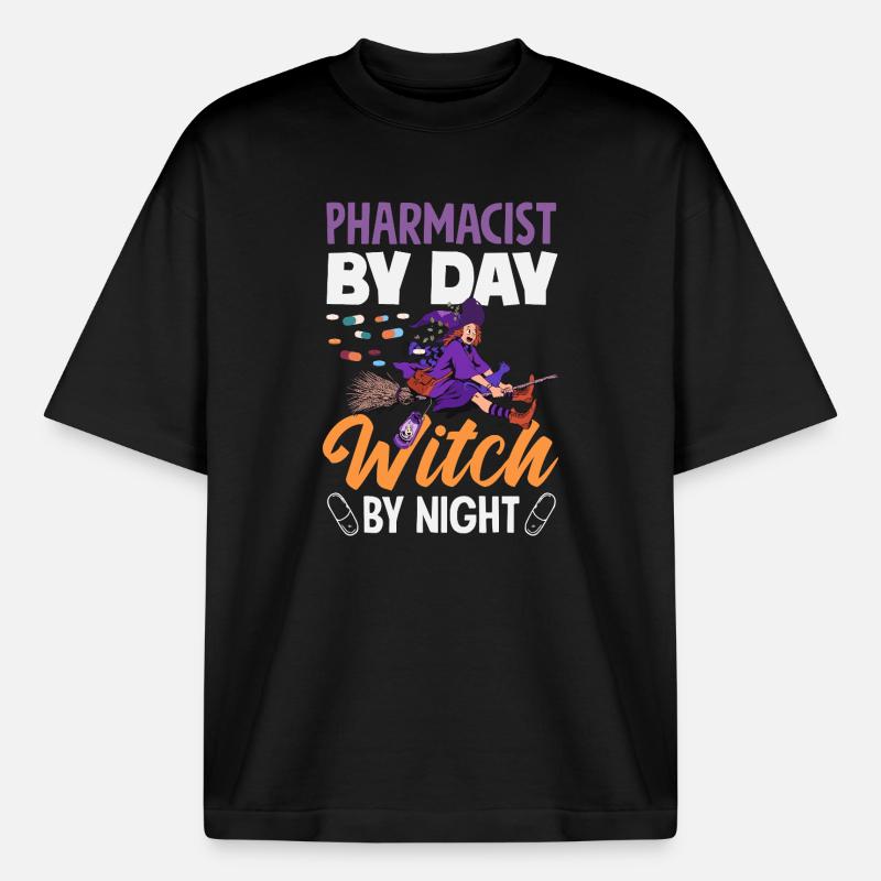Pharmacist Pharmaceutical Technical - Heavyweight Boxy Unisex T-Shirt by Stanley/Stella - black