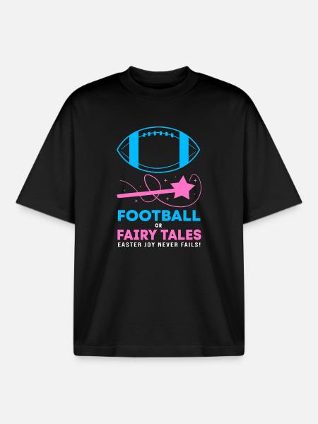 Gender Reveal Ostern Werdende Mutter - Boxy Heavyweight Unisex Organic T-Shirt von Stanley/Stella - Schwarz