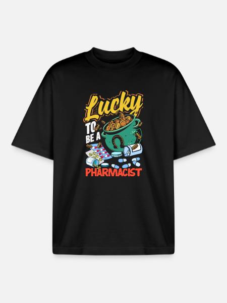 Pharmacist Pharmaceutical Technical - Boxy Heavyweight Unisex Organic T-Shirt by Stanley/Stella - black