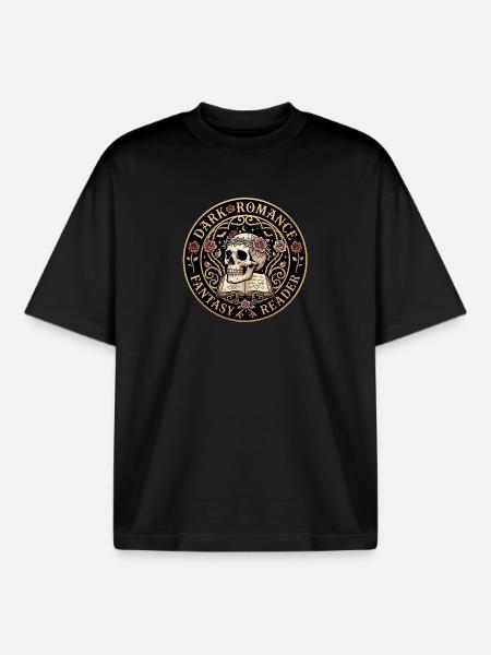 Dark Romance - Boxy Heavyweight Unisex Organic T-Shirt by Stanley/Stella - black
