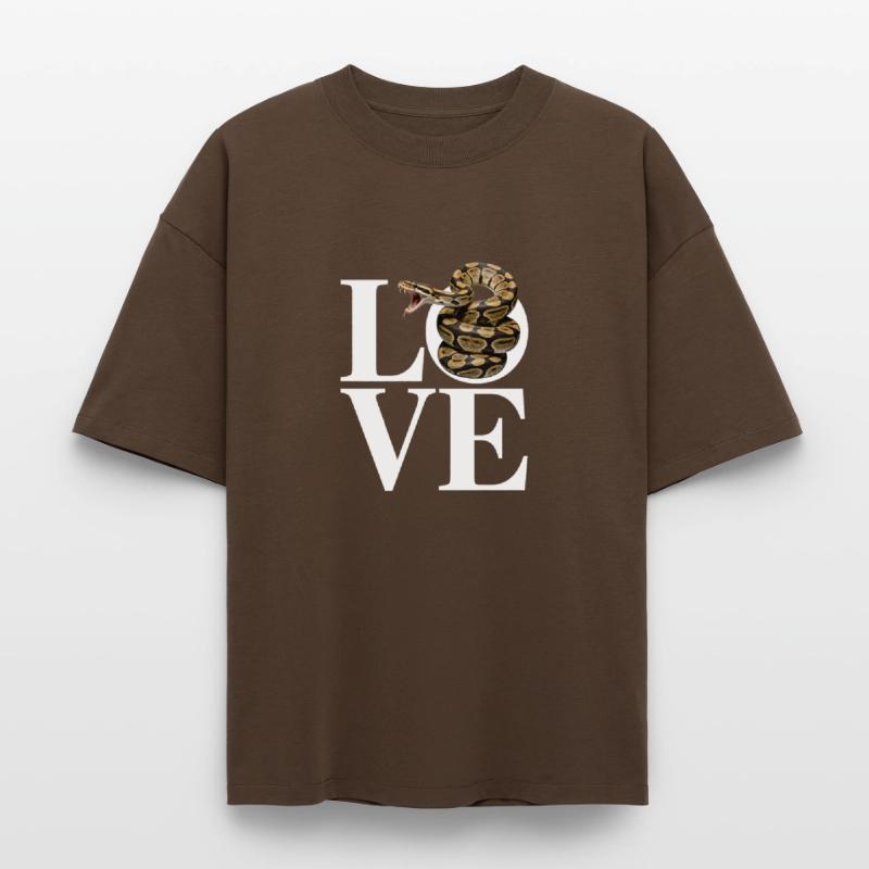 Les serpents rois Python ADORENT les pythons de terrarium T-shirt unisexe boxy épais biologique Stanley/Stella