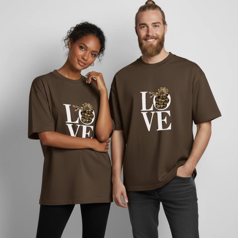 Les serpents rois Python ADORENT les pythons de terrarium T-shirt unisexe boxy épais biologique Stanley/Stella