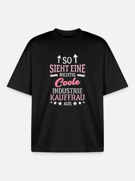 Cool industrial clerk - Boxy Heavyweight Unisex Organic T-Shirt by Stanley/Stella - black