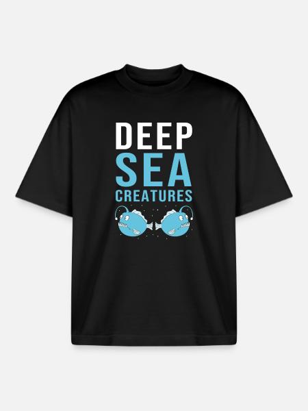 Frogfish - Boxy Heavyweight Unisex Organic T-Shirt by Stanley/Stella - black