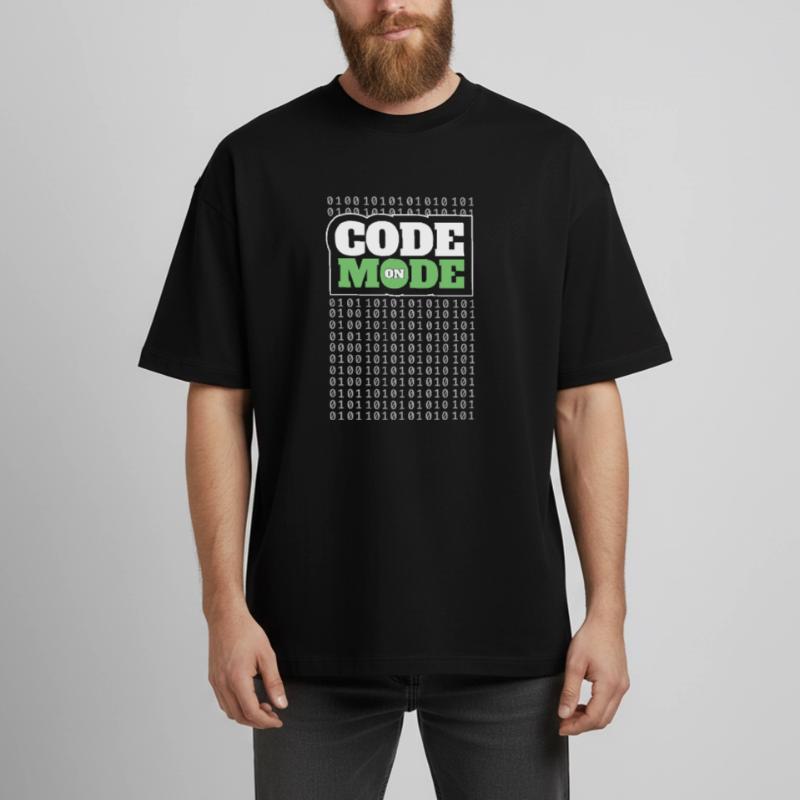 Code Mode Activé - Programmeur Ingénieur logiciel Codeur T-shirt unisexe épais coupe boxy Stanley/Stella