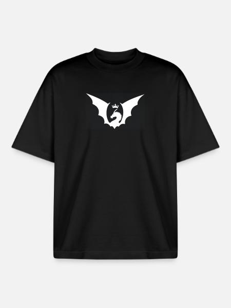 logo etheryon - T-shirt unisexe boxy épais biologique Stanley/Stella - noir