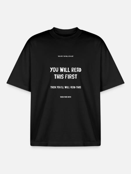 Psychology of Graphic Design - Boxy Heavyweight Unisex Organic T-Shirt by Stanley/Stella - black