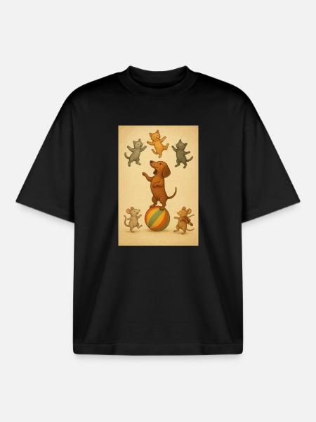 file_000000007fd0622fb8f1edba82a26667 - Boxy Heavyweight Unisex Organic T-Shirt by Stanley/Stella - black