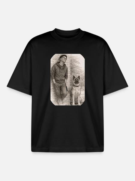 Matt & Holly - Boxy Heavyweight Unisex Organic T-Shirt by Stanley/Stella - black