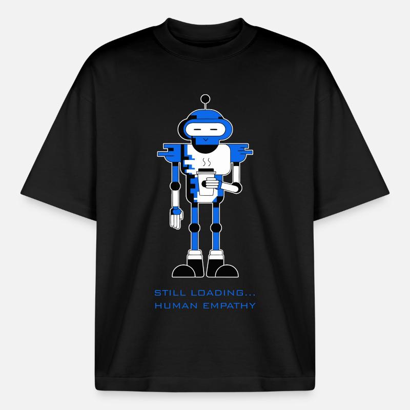 Still loading... Human Empathy - Boxy Heavyweight Unisex Organic T-Shirt by Stanley/Stella - black
