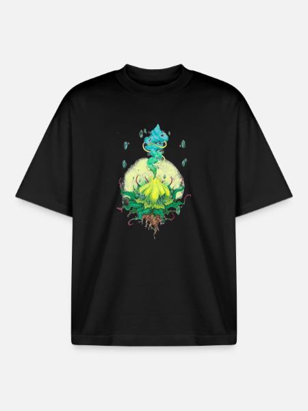 06. Heilerseele - Boxy Heavyweight Unisex Organic T-Shirt von Stanley/Stella - Schwarz