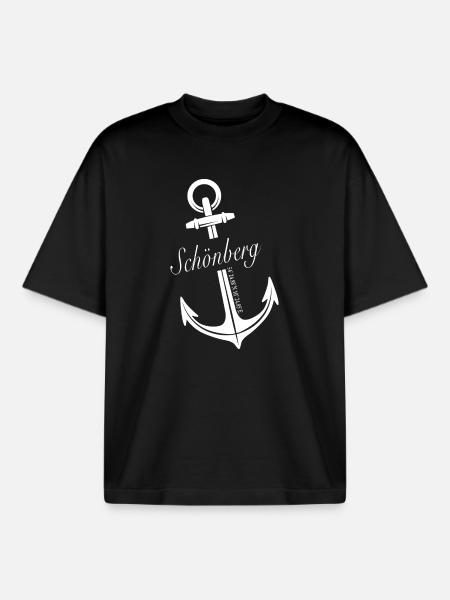Schönberg - Boxy Heavyweight Unisex Organic T-Shirt von Stanley/Stella - Schwarz
