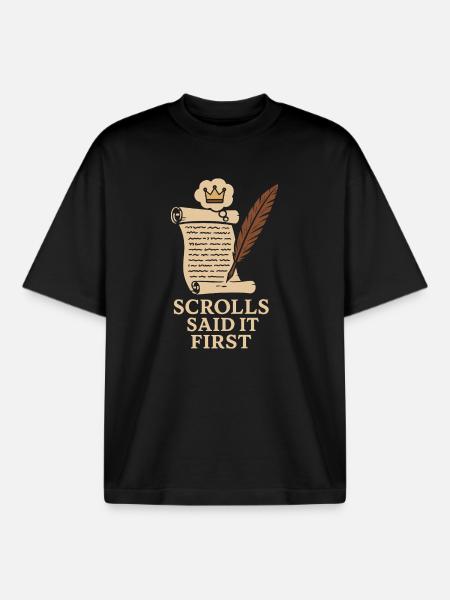 Pharaoh Archaeology in Ancient Egypt - Boxy Heavyweight Unisex Organic T-Shirt by Stanley/Stella - black