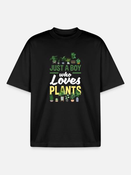 Garten- Und Pflanzenliebhaber Geschenke - Boxy Heavyweight Unisex Organic T-Shirt von Stanley/Stella - Schwarz