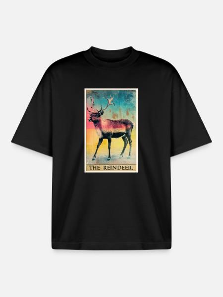 Renne Renne - T-shirt unisexe boxy épais biologique Stanley/Stella - noir
