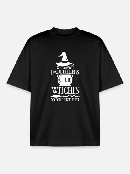 We are the daughters - Boxy Heavyweight Unisex Organic T-Shirt by Stanley/Stella - black