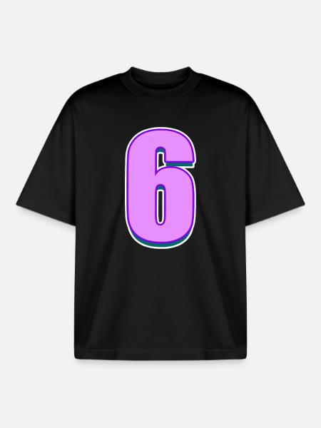 6 - T-shirt unisexe boxy épais biologique Stanley/Stella - noir
