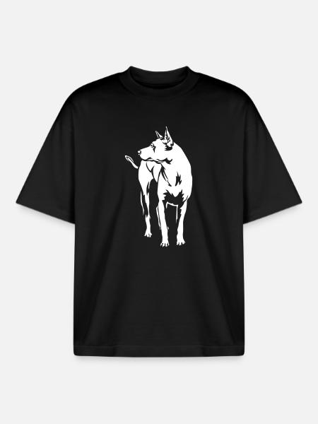 Thai Ridgeback "Black Edition" - Boxy Heavyweight Unisex Organic T-Shirt by Stanley/Stella - black