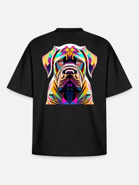 Carne Corso - Boxy Heavyweight Unisex Organic T-Shirt by Stanley/Stella - black