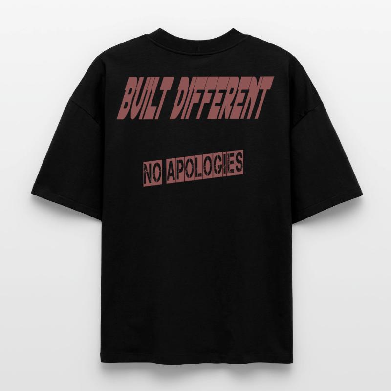 Construit différemment – Aucune excuse | Sweat à capuche unisexe T-shirt unisexe boxy épais biologique Stanley/Stella
