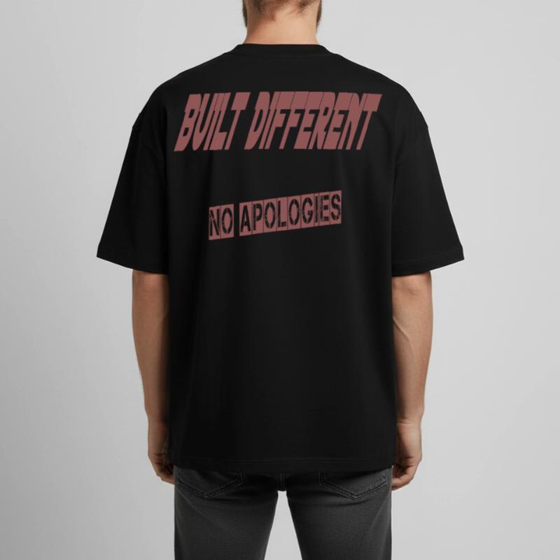 Construit différemment – Aucune excuse | Sweat à capuche unisexe T-shirt unisexe boxy épais biologique Stanley/Stella