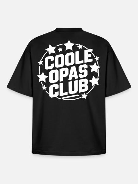 Cool Grandpa Club - Boxy Heavyweight Unisex Organic T-Shirt by Stanley/Stella - black