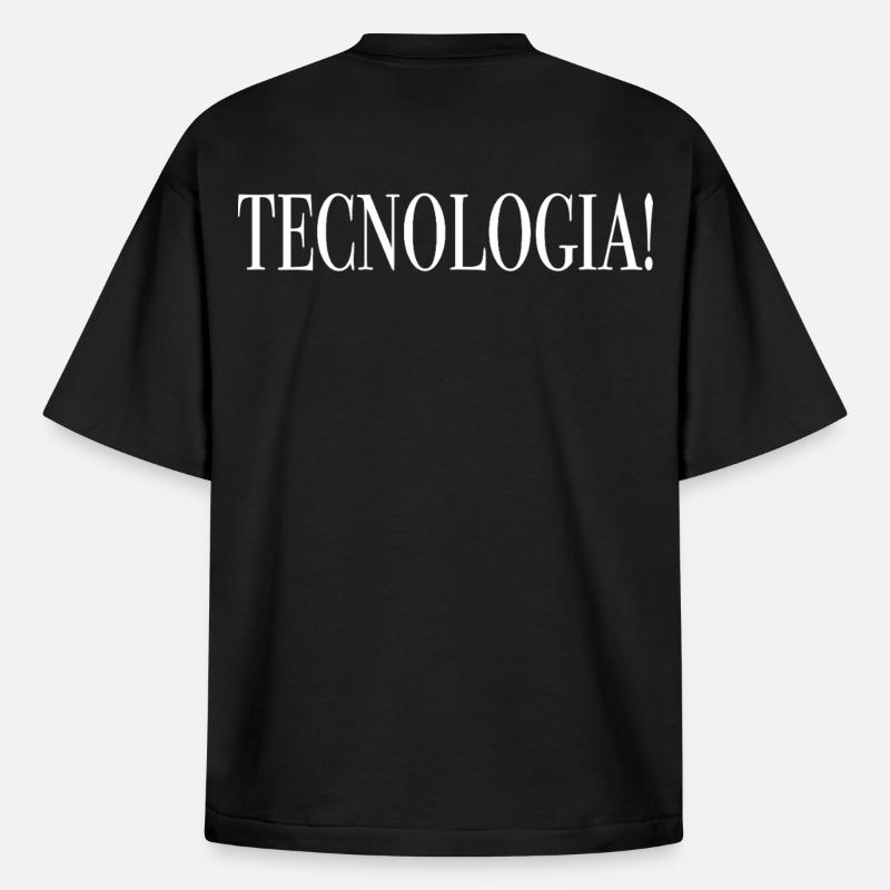 Tecnologia - Boxy Heavyweight Unisex Organic T-Shirt von Stanley/Stella - Schwarz