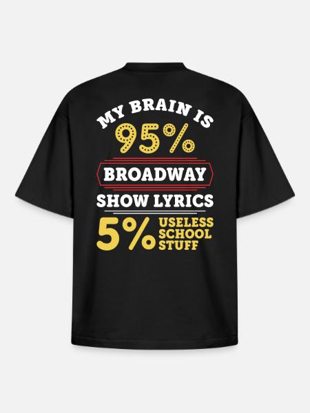 theatre - Boxy Heavyweight Unisex Organic T-Shirt by Stanley/Stella - black