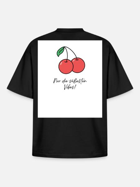 Süße Vibes - Boxy Heavyweight Unisex Organic T-Shirt von Stanley/Stella - Schwarz