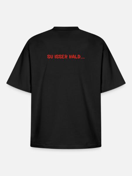 Su isser hald - Boxy Heavyweight Unisex Organic T-Shirt von Stanley/Stella - Schwarz