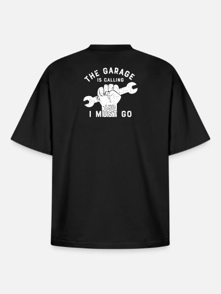mechanic - Boxy Heavyweight Unisex Organic T-Shirt by Stanley/Stella - black