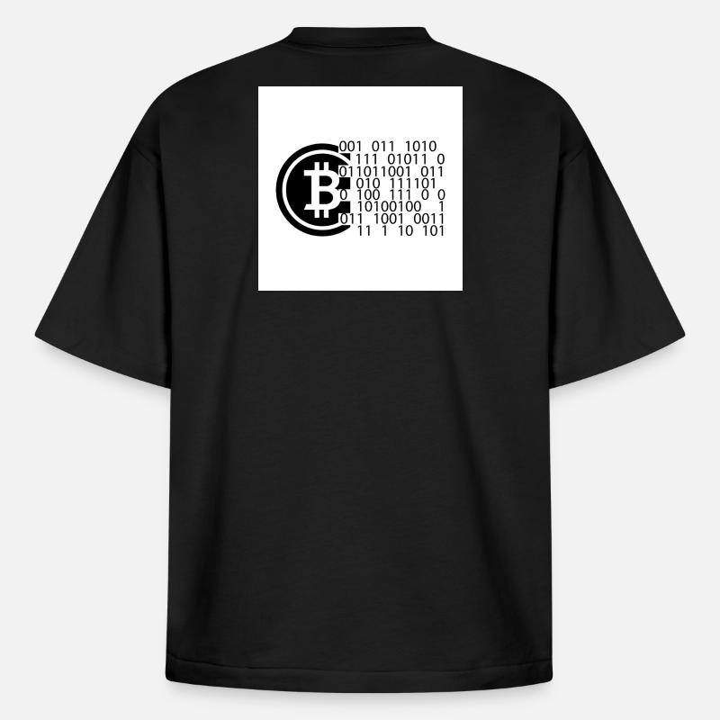 Bitcoin Code - Heavyweight Unisex Boxy T-Shirt von stanley/stella	 - Schwarz
