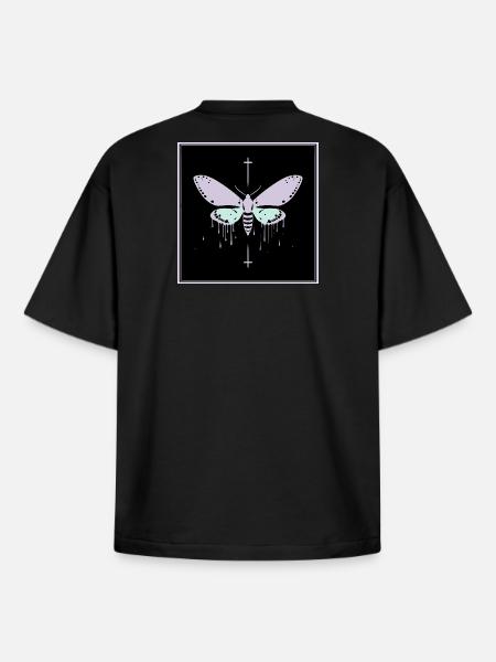 Ätherisches Flüstern in Minze und Lavendel - Boxy Heavyweight Unisex Organic T-Shirt von Stanley/Stella - Schwarz