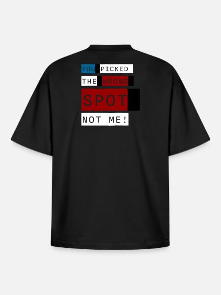 Wrong Spot – Concert Edition - Boxy Heavyweight Unisex Organic T-Shirt by Stanley/Stella - black