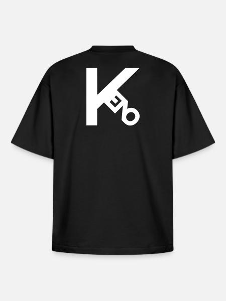 Keno white - Boxy Heavyweight Unisex Organic T-Shirt by Stanley/Stella - black