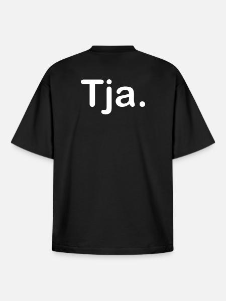 Tja. - Boxy Heavyweight Unisex Organic T-Shirt von Stanley/Stella - Schwarz
