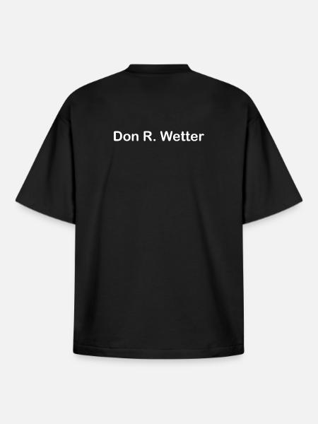 Don R. Wetter - Boxy Heavyweight Unisex Organic T-Shirt von Stanley/Stella - Schwarz