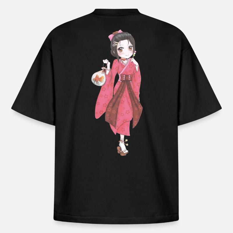 Manga - Heavyweight Boxy Unisex T-Shirt by Stanley/Stella - black