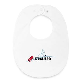 Lifeguard sauveteur aquatique - Bavoir bébé bio - blanc - Devant